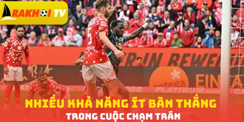 Nhiều khả năng ít bàn thắng trong cuộc chạm trán
